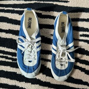RE/DONE 90S LOW TOP IN FRENCH BLUE SIZE US 10/ UK 41